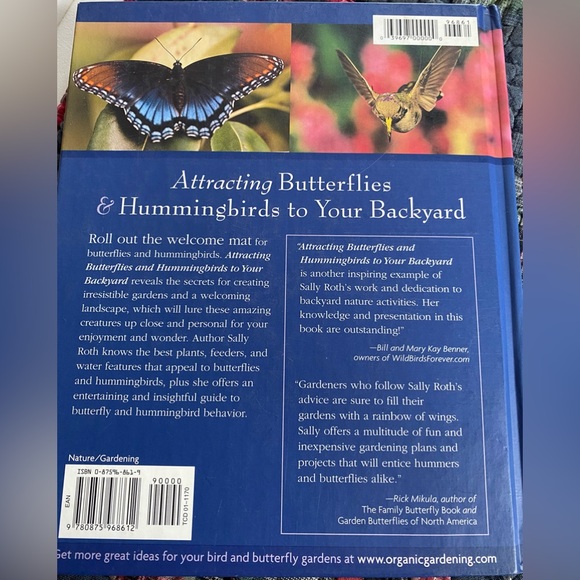 Beautiful hardcover book - Attracting Butterflies & Hummingbirds - Picture 2 of 5